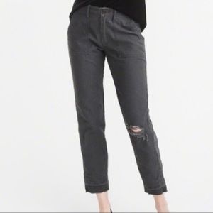 Abercrombie and Fitch military boyfriend jeans
